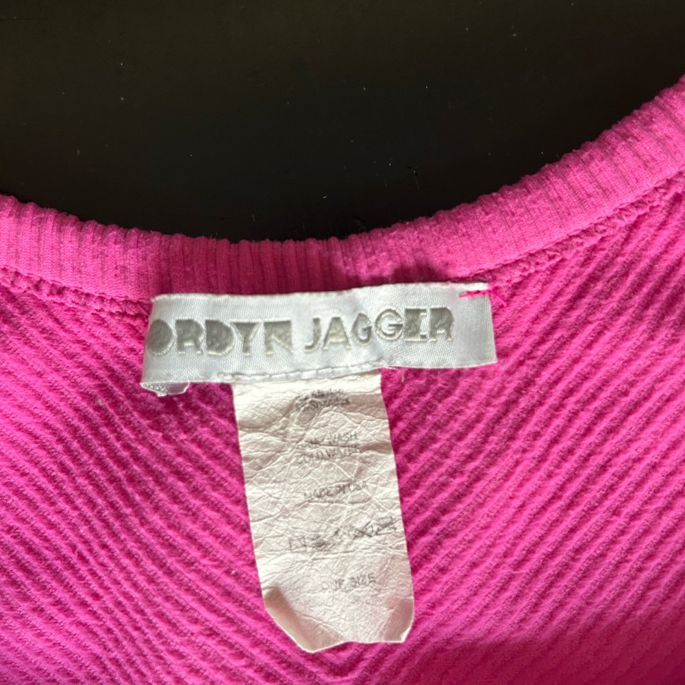 Mixology Pink Ribbed Tank Top - Picture 3 of 3